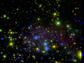 central starburst region of the dwarf galaxy