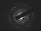 electron diffraction of an h-BN layer