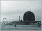 Photo showing snowfall at first South Pole station