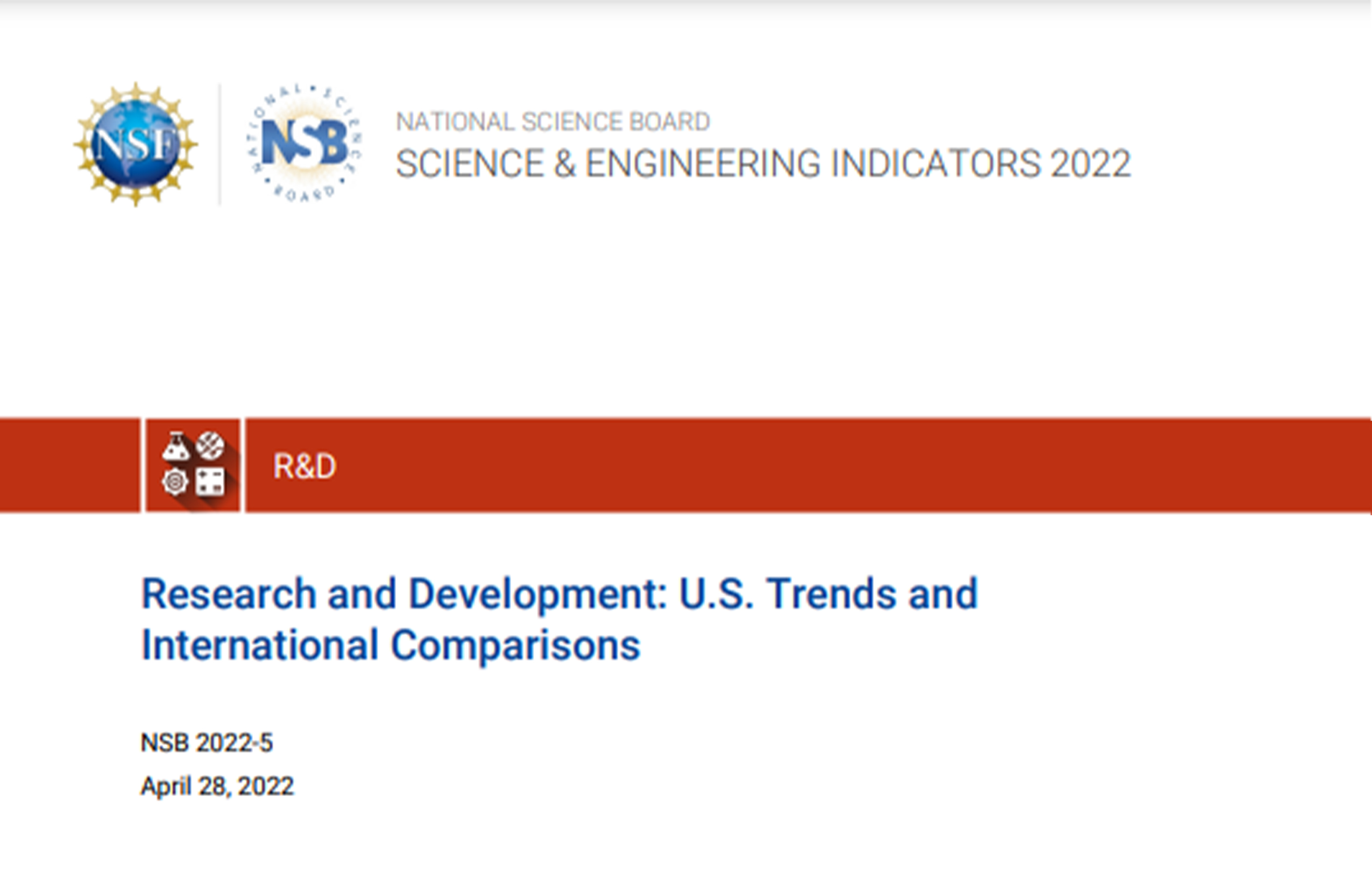 Research and Development: U.S. Trends and International Comparisons