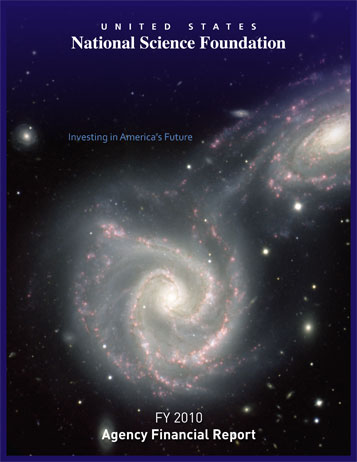 National Science Foundation FY 2010 Annual Financial Report Cover