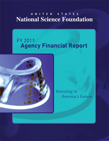 National Science Foundation FY 2011 Agency Financial Report Cover