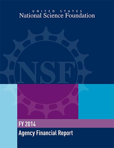 National Science Foundation FY 2013 Agency Financial Report Cover