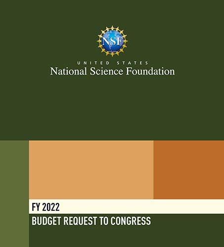 NSF FY 2022 Budget Request to Congress cover