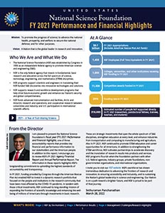 FY 2021 Performance and Financial Highlights
