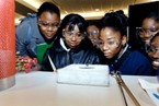 Students viewing experiment