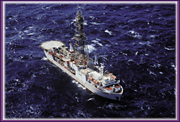 ocean drilling ship