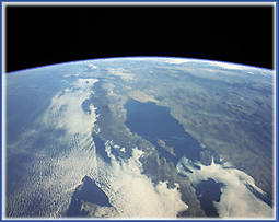 image of earth from space