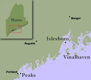 GIS drift study map of Maine