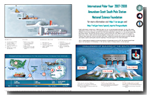IPY South Pole Station poster, back