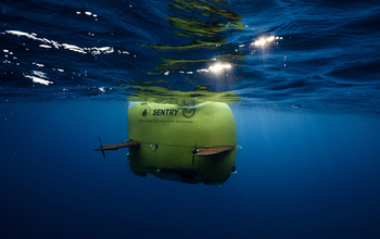 The autonomous underwater vehicle Sentry is capable of exploring the ocean down to 19,685 feet.