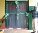 TTI teacher John Mensa at the Ghana fab lab opening