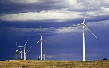 The Dry Lake Wind Power project in Arizona, another state that's developing wind power.
