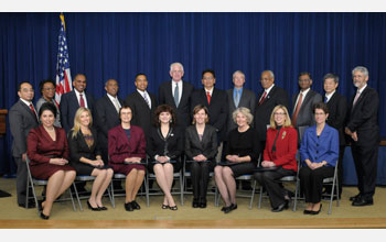Photo  of the mentors who received their awards at a White House ceremony on Monday, Dec. 12.