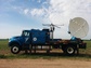 Truck carrying mobile radar.