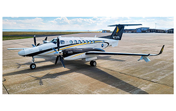 The University of Wyoming King Air research aircraft after upgrades