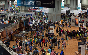 Overhead shot of the 2016 USA Science and Engineering Festival