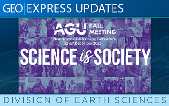 NSF Earth Sciences Express Update - AGU 2021 Banner