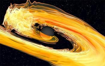 Black hole neutron star merger with tidal disruption