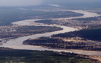 Flood event of Limpopo River in Mozambique, Wikimedia Commons