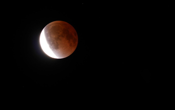 Lunar eclipse over Tucson.