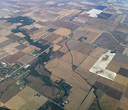 Scientists at the NSF Intensively Managed Landscapes CZO in the Midwest often work with farmers.