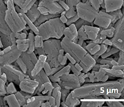 Oxide crystals from the laboratory of Ramana Chintalapalle at the University of Texas at El Paso.