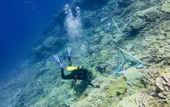 Scientists conduct research on coral reefs in the Southern Line Islands south of Hawai‘i.