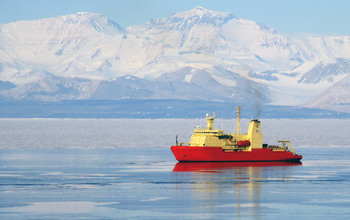 The NSF-chartered research vessel Nathaniel B. Palmer.