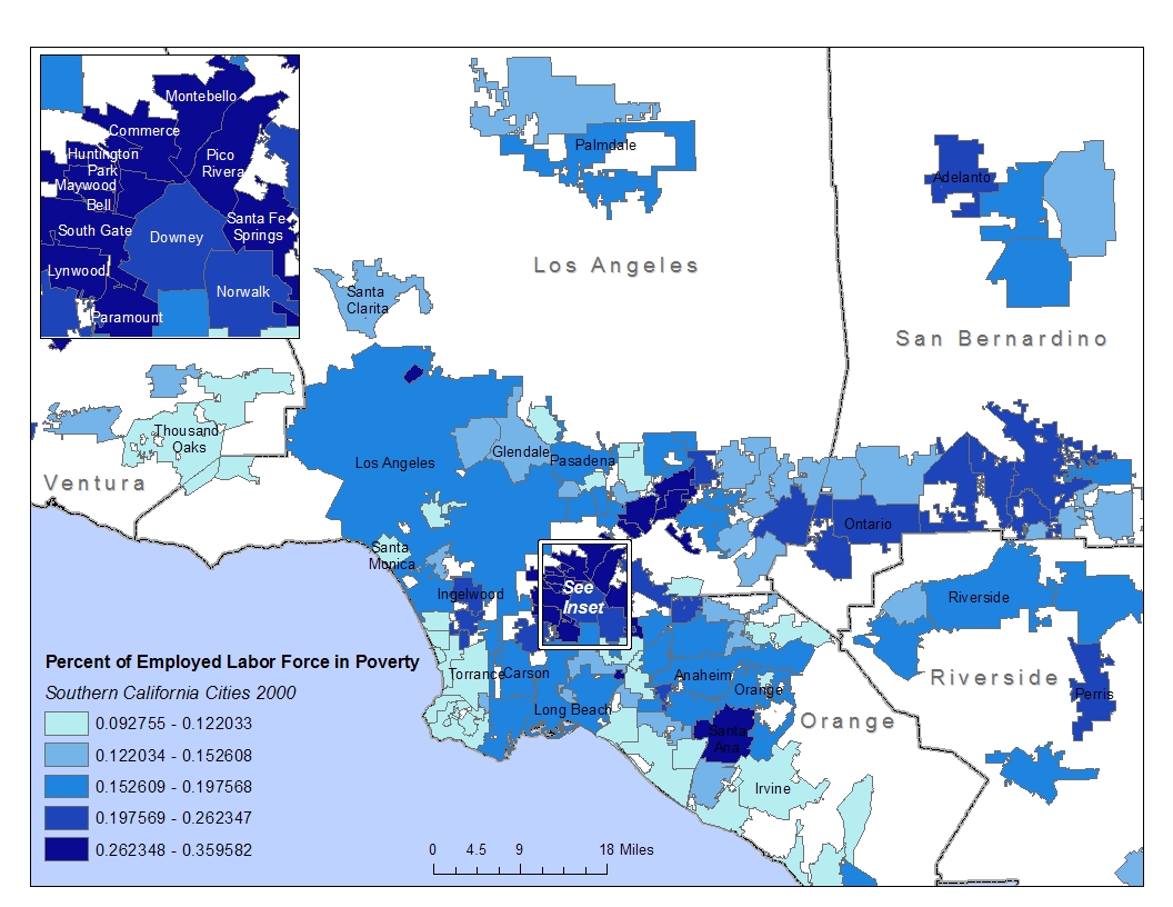 Economic Structure Drives Working Poverty in Los Angeles Region All