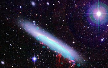 Optical image of spiral galaxy NGC 4330