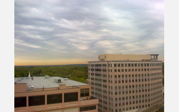 Undulatus asperatus clouds over Ballston, Va.