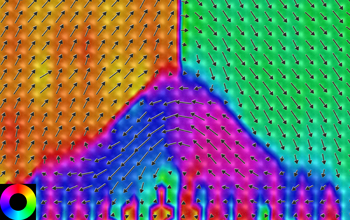 Researchers mapped the polarization of a cutting-edge material for memory chips