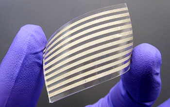 Silver nanowires can be printed to fabricate patterned stretchable conductors