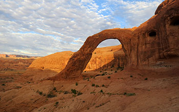 Researcher Ben White placed a seismometer atop the Corona Arch