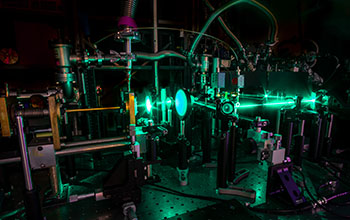 Room temperature, widely tunable terahertz laser setup