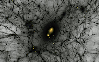 Multimedia Gallery Simulation Of Formation Of Dark Matter Structures From The Early Universe To Today Nsf National Science Foundation