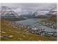 View of town in the Faroe Islands