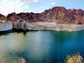 Lake Mead, formed by the Hoover Dam, is at very low levels because of an ongoing Southwest drought.