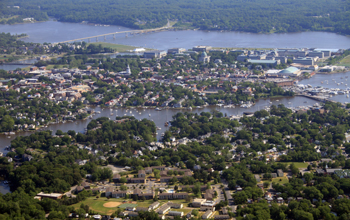 Aerial vew of Annapolis, Md.
