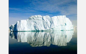 Icebergs near the Antarctic Peninsula