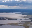 Melting of the Arctic permafrost appears to threaten Siberian lakes.