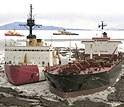 2 ships at McMurdo Station in January 2005