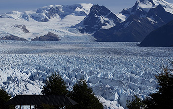 surface of the Perito Moreno Glacier