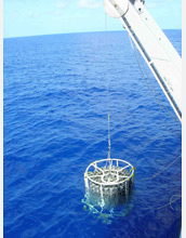 Photo of a plankton sampling net.
