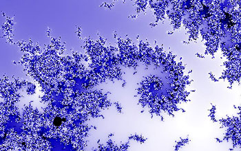 "Blue Swirl" fractal, part of the Mandelbrot set
