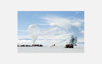 the balloon that carried the BOOMERANG telescope on its 10-day trip
