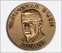 the Vannevar Bush award medal.