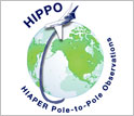 HIPPO logo, or HIAPER Pole-to-Pole Observations
