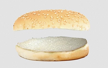 Photo of a hamburger bun